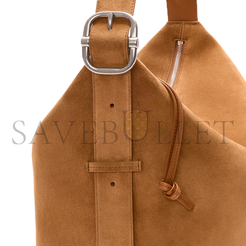 LOEWE LARGE LOOP HOBO IN SUEDE CALFSKIN BB22003X02 (45.5*31*17cm)